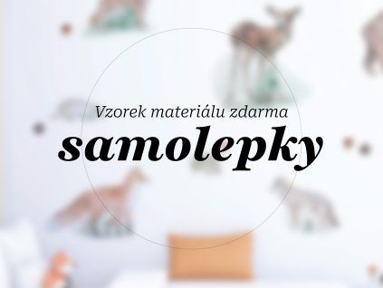vzorek zdarma samolepky