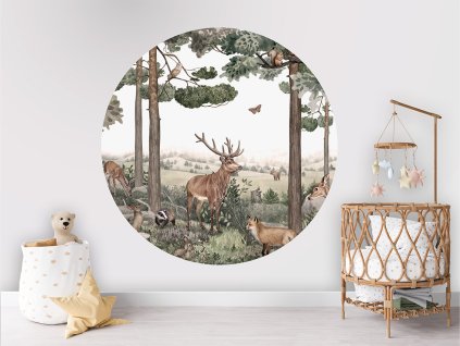 FOREST JIVE circle Crib rotan