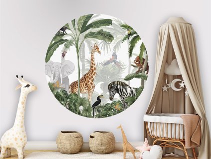 JUNGLE JIVE circle Crib clamboe