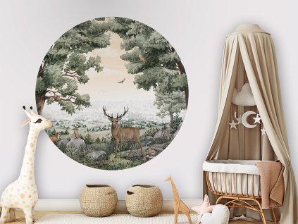 Forest Vista Circle Crib