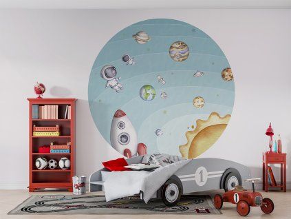 Kruhová dekorace Vesmírné objevování – Space Joy Light