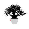 samolepka bonsai detail 02