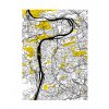 samolepici plakat stylizovana mapa prahy 02