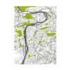 samolepici plakat stylizovana mapa prahy 04