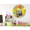 mami a mimi lenochod samolepici kruh do detskeho pokoje