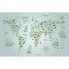 samolepici tapeta mapa sveta se zviraty a lode