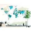 samolepici mapa sveta samolepka na zed bezova