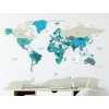 samolepici mapa sveta samolepka na zed bezova