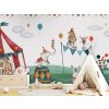 tapeta mracky balonky blaznivy cirkus