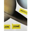 Sluneční soustava M - samolepky na zeď - pruhy