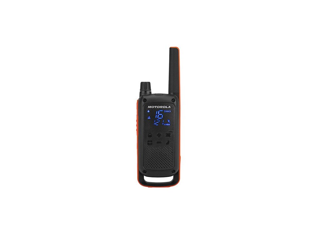 Vysílačka Motorola T82, 2 ks, černo-oranžová