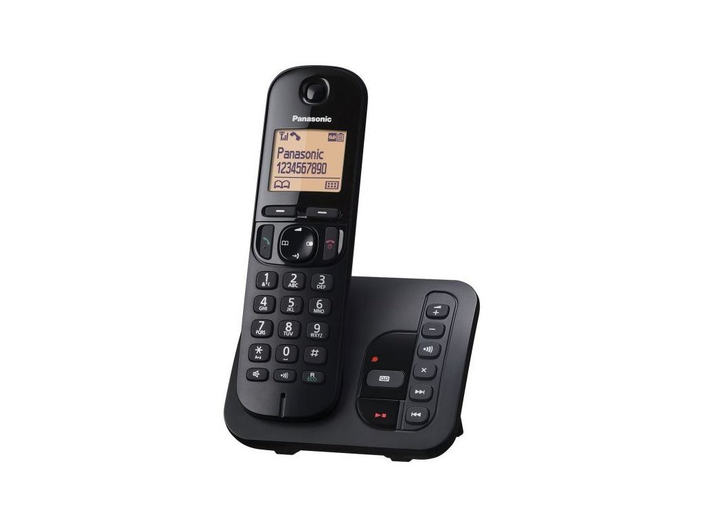 Telefon bezšňůrový Panasonic KX-TGC220FXB, černý