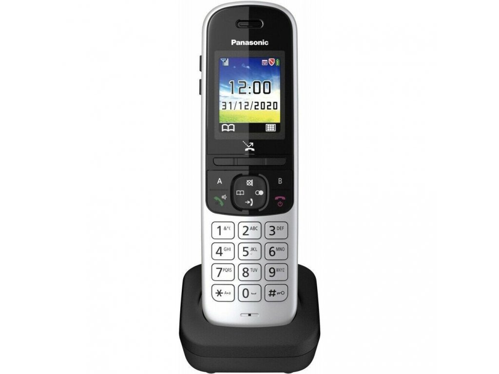 Telefon bezšňůrový Panasonic KX-TGH710FXS, stříbrný
