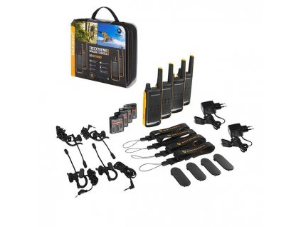 Vysílačka Motorola T82 Extreme, Quad pack, černo-žlutá