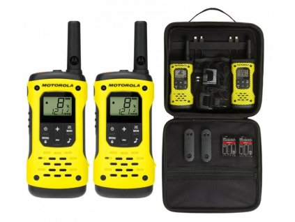 Vysílačka Motorola T92 H2O, 2 ks, žluto-černá