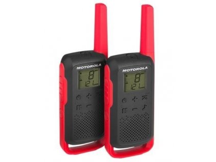 Vysílačka Motorola T62, 2 ks, červená