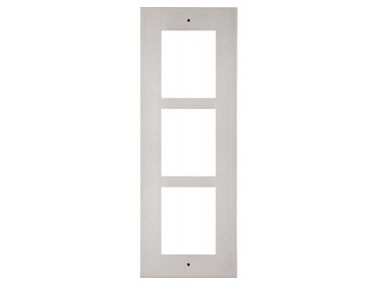 2N IP Verso, rám pro instalaci do zdi - 3 moduly - nikl