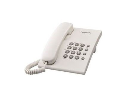 Telefon Panasonic KX-TS500FXW, bílý