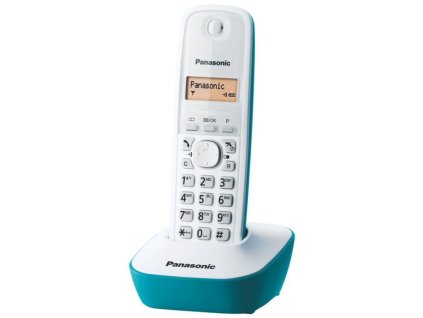 Telefon bezšňůrový Panasonic KX-TG1611FXC, modrý