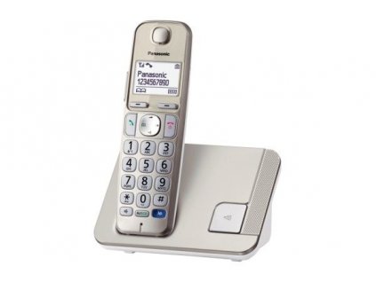 Telefon bezšňůrový Panasonic KX-TGE210FXN, slonová kost