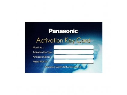 Licence Panasonic KX-VCS703W NAT Tr.Se. pro KX-VC1000/1300/1500/1600 platn. 3 roky