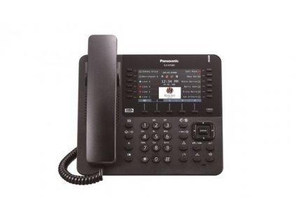 IP terminál KX-NT680NE-B, IP PBX proprietarní telefon, černý