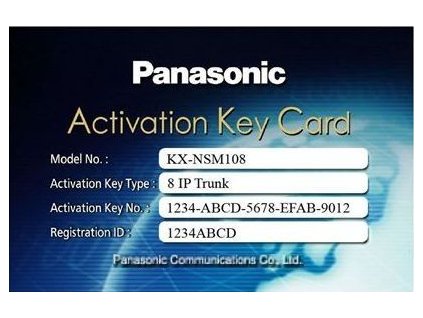 Licence 8x H323/SIP vnější KX-NSM108W pro KX-NS500/1000