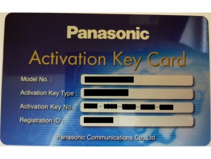 Licence aktivace hlavních funkcí KX-NSX101NEW pouze pro KX-NSX1000
