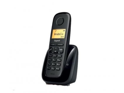 Telefon bezšňůrový Gigaset A180, černý
