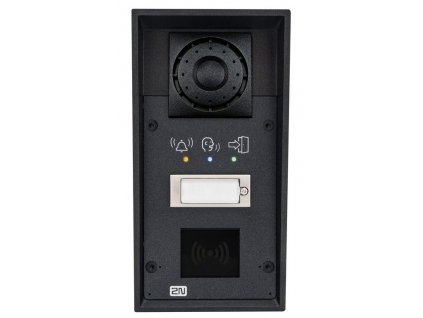 2N IP Force, dveřní interkom, 1 tl., příprava pro čtečku karet, piktogramy, 10 W repro