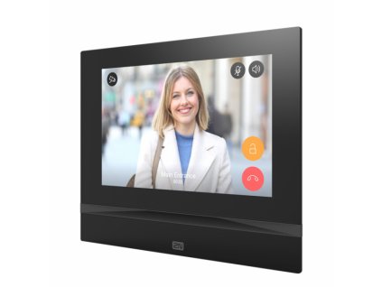 2N® Indoor View, vnitřní video jednotka, 7“ dotykový HD displej, PoE, 10/100BaseT, RJ-45, černá