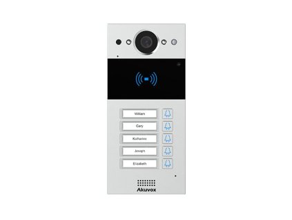 Akuvox R20Bx5 MINI IP Video Intercom se čtečkou karet a 5 tlačítky