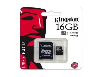 MicroSDHC Kingston 16GB class 10 UHS-1