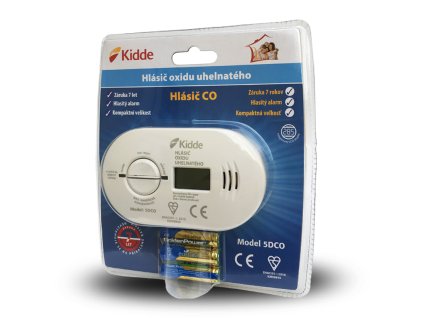 Detektor úniku plynu CO Kidde K5DCO (měřící zařízení)