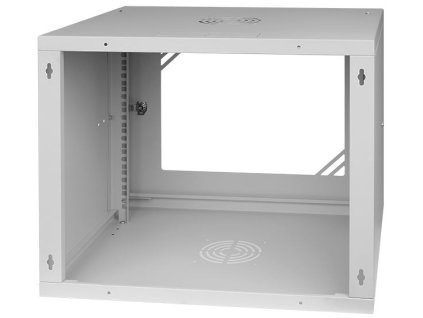 LEXI-Net Basic Rozvaděč nástěnný 19" 9U 520x450, dveře sklo, šedý