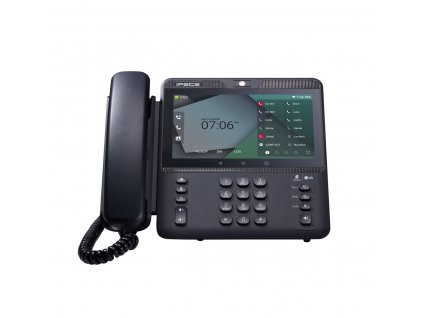 Telefon IP E-LG 1080i, barevný LCD, 7", hlasitý tel., černý