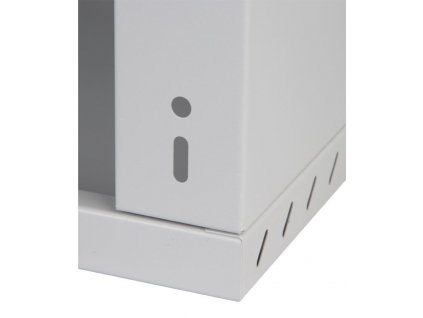 LEXI-Net Basic Rozvaděč nástěnný 19" 4U 520x450, dveře sklo, šedý