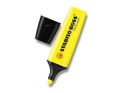 Zvýrazňovač Stabilo Boss Original, 2-5 mm, klínový hrot, žlutý