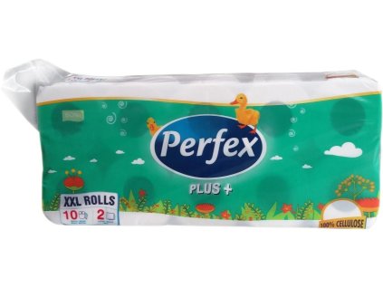 Papír toaletní dvouvrstvý Perfex plus, 150 útržků, balení 10 ks
