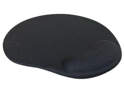 Podložka pod myš Logo, gelová, černá