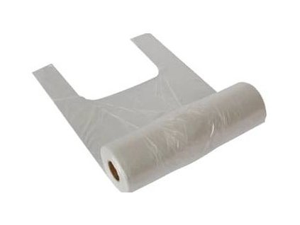 Taška mikrotenová 5 kg, čirá, role, 200 ks