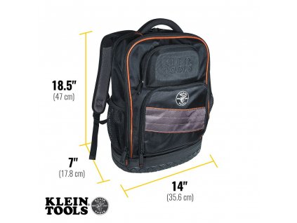 Klein Tools Tradesman Pro™ Batoh na nářadí 25 kapes, kapsa až 17,3" Laptop