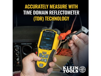 TDR Měřící přístroj na délku kabelů a lokalizaci poruch - KLEIN TOOLS