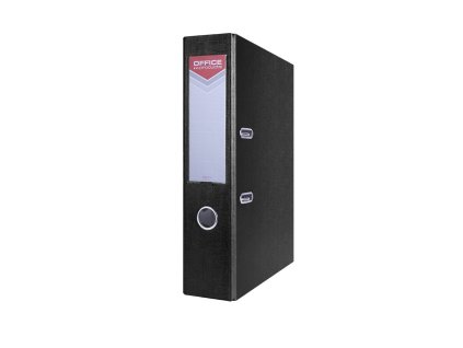 OFFICE Products Pořadač pákový A4, hřbet 75 mm - černý