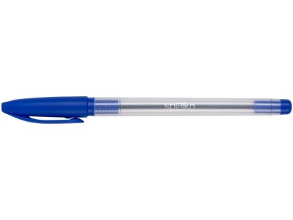Pero kuličkové jednorázové Spoko S0115, 0,5 mm, modré