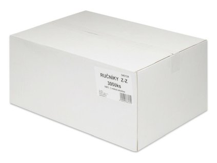 Ručník papírový skládaný Z-Z Primasoft, dvouvrstvý, celulóza, 24x21 cm, 3 000 ks