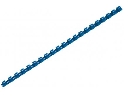 Hřbet plastový 8 mm, 21-40 listů, modrý, 100 ks