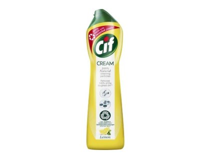 Prostředek čisticí Cif Cream, univerzální, tekutý písek, 500 ml, Lemon