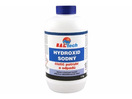 Prostředek čisticí Hydroxid sodný, na odpady a potrubí, 1 kg