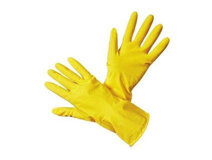 Rukavice latexové úklidové Vulkan Niké, velikost 10/XL